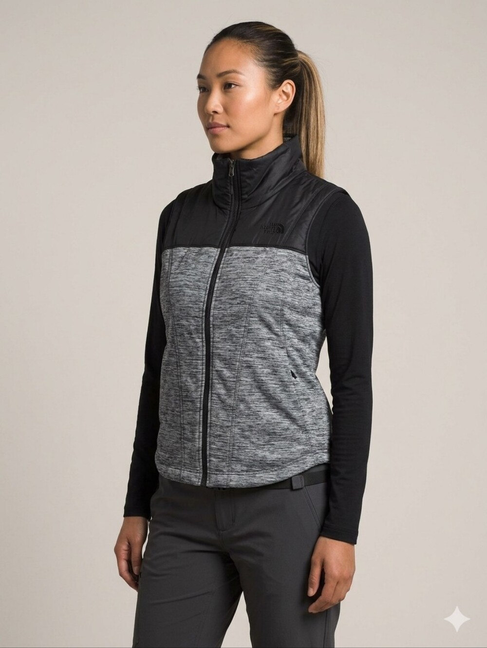 🍁 The North Face Women’s Pseudio Full Zip Quilted Hybrid Vest Size M